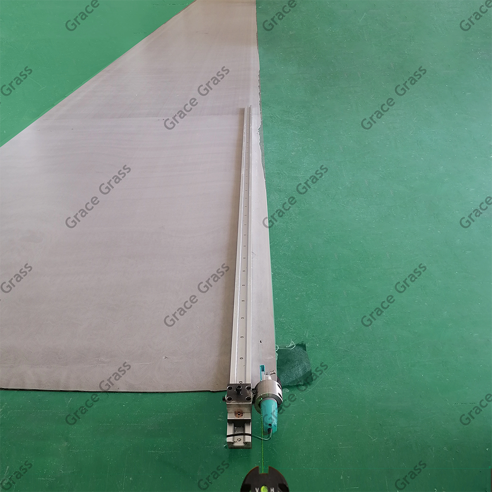 Laser level in action