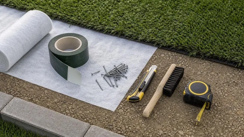 grass installation tools