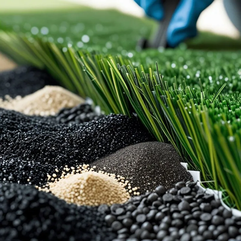 artificial turf with infill