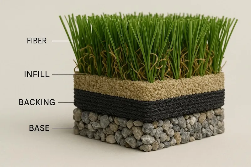 Artificial Turf Structure